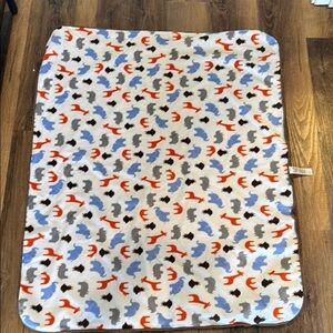 Dinosaur Print Baby Blanket